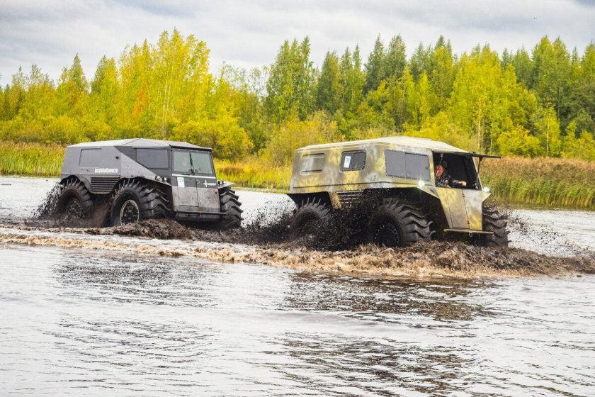 Вездеход болотоход шерп