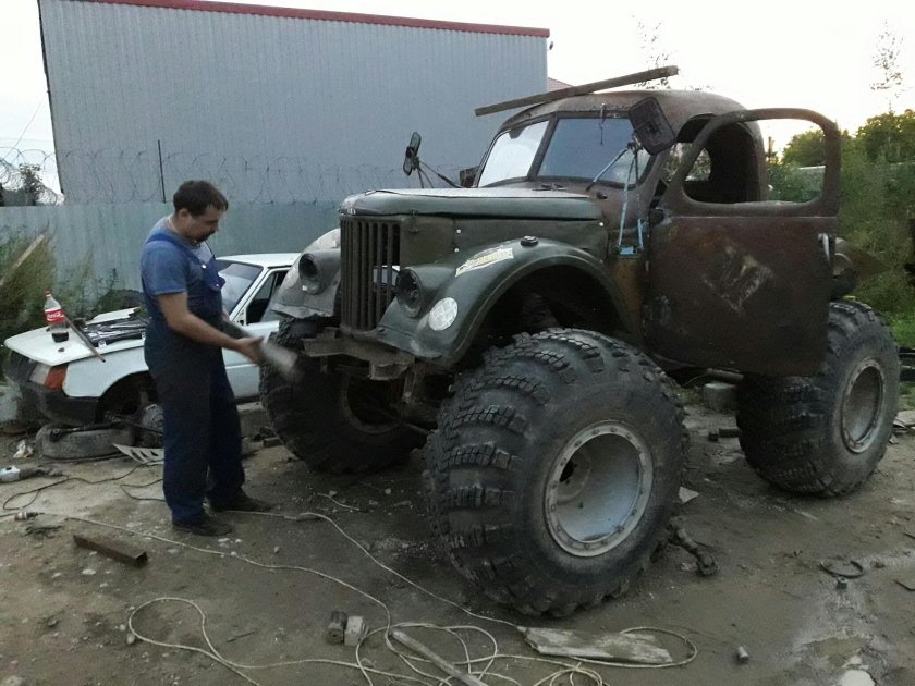 ЗИЛ 157 болотоход