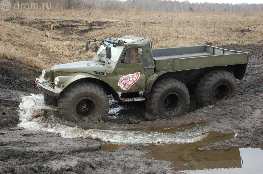 ГАЗ 69 трехмостовый