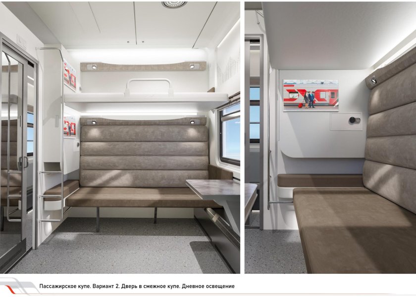 Купе вагон РЖД 2023