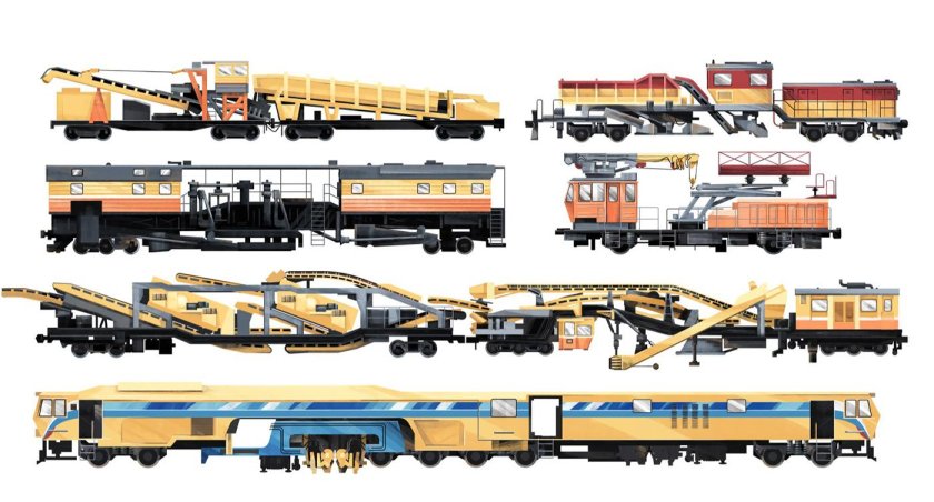 Щом-1400 Путевая машина