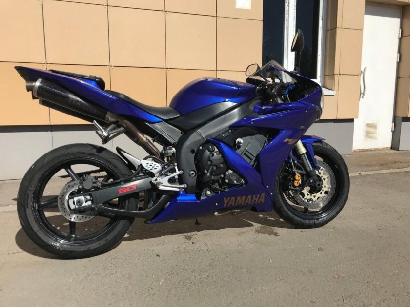 Yamaha r1 2003 синий