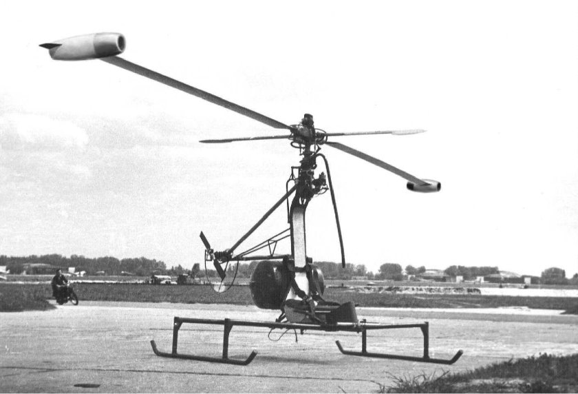 Вертолёт с реактивным приводом несущего винта