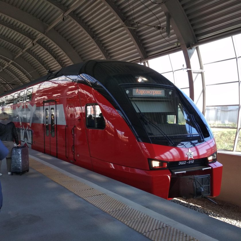 Поезд Аэроэкспресс в Шереметьево