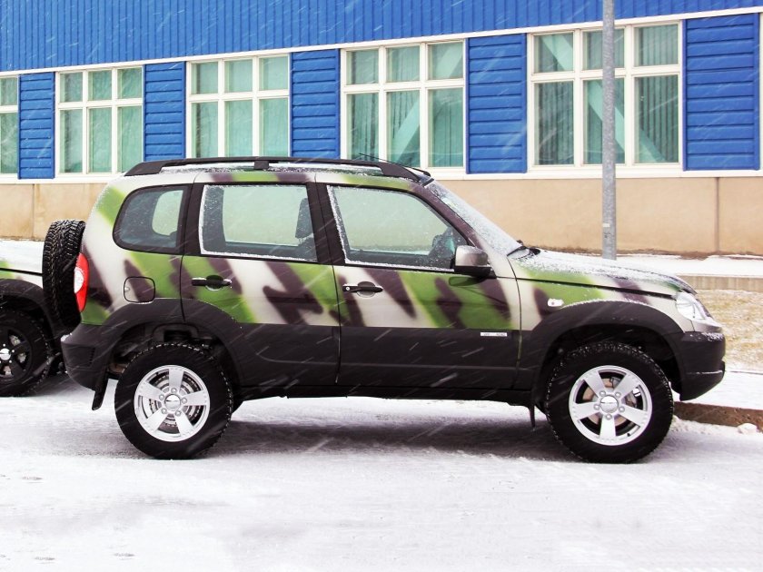 Chevrolet Niva камуфляж