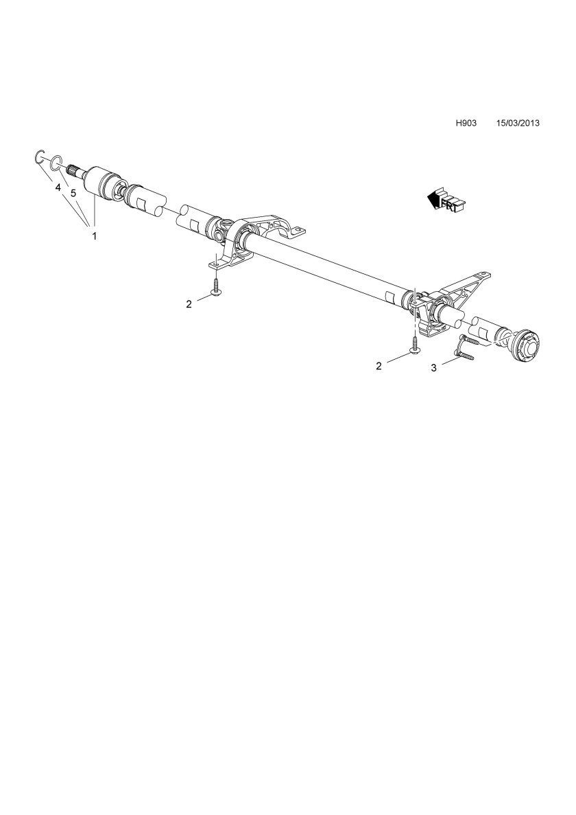 Карданный вал Опель Инсигния 4х4