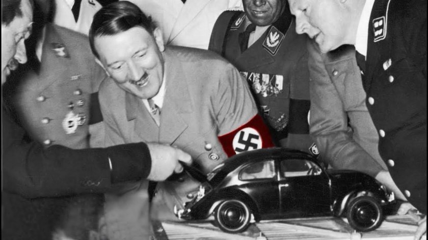Адольф Гитлер и Фердинанд порш