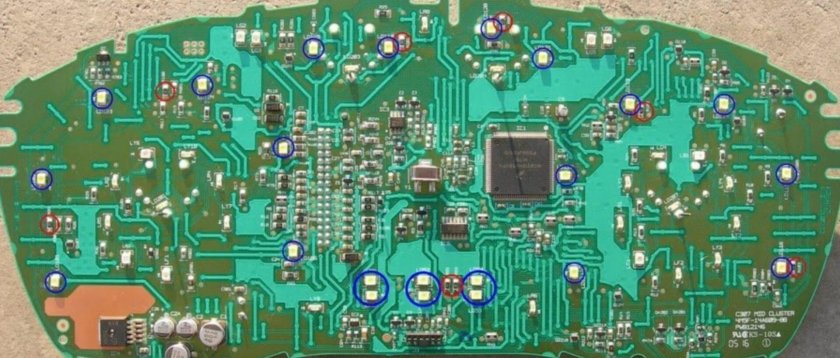 Плата панели приборов Форд фокус 2