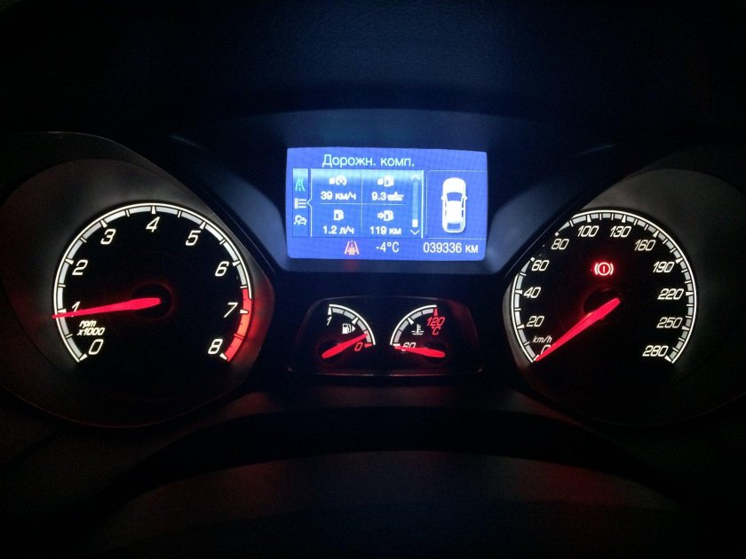 Приборка фокус 2 Рестайлинг