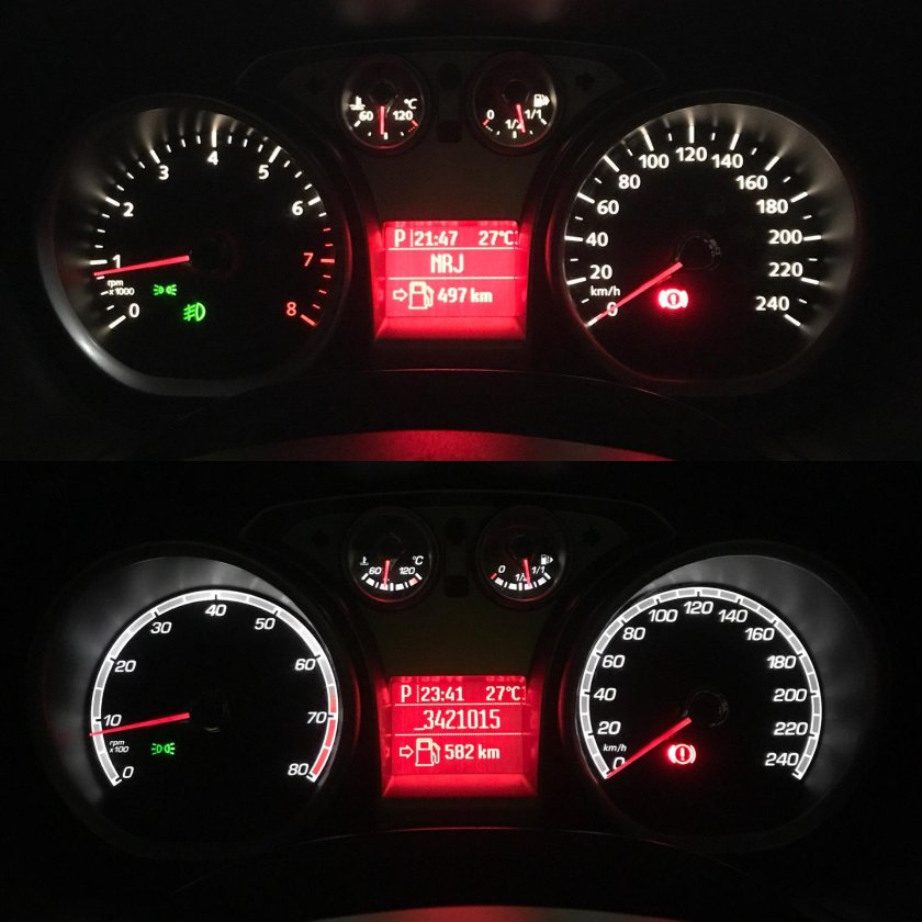 Панель приборов Ford Focus 2