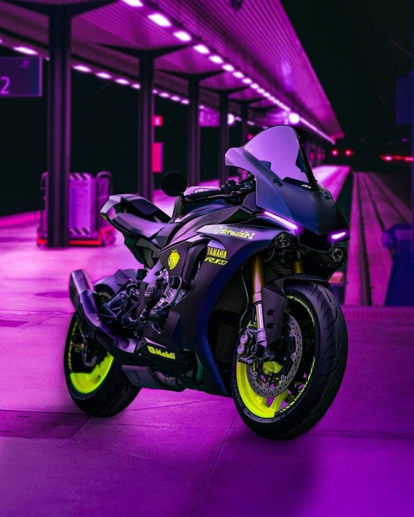 Yamaha r1 неон