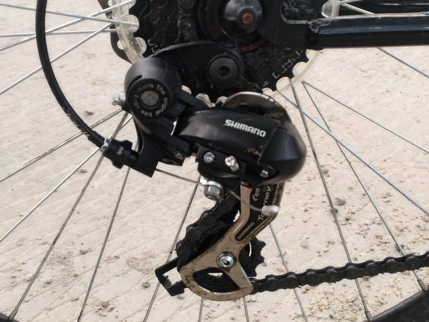 Переключатель скоростей для велосипеда задний на Стингер