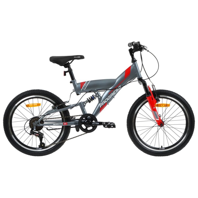 Велосипед 20" progress Sierra FS Rus, синий 13"