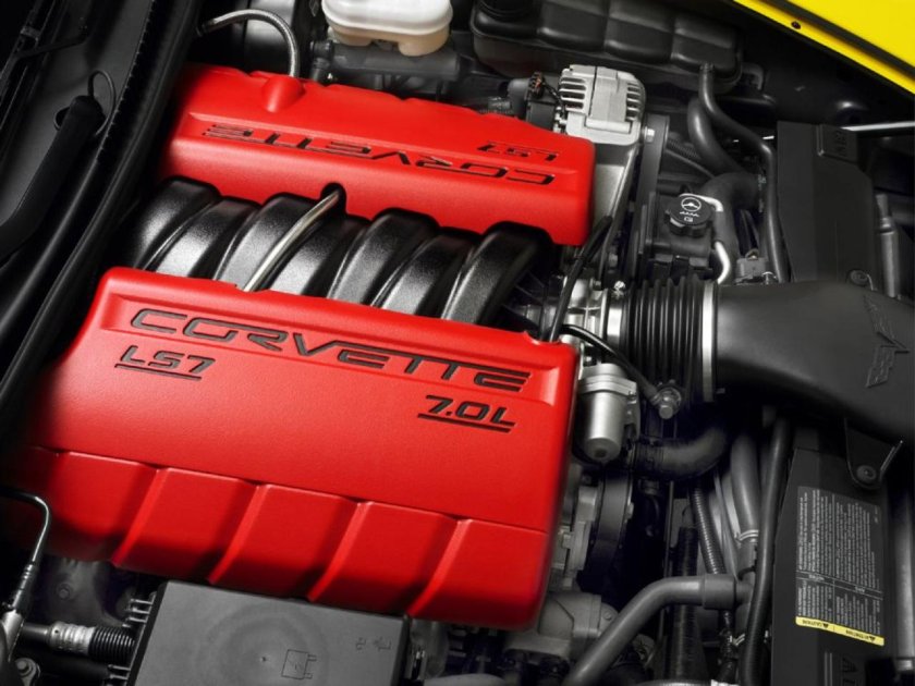 Chevrolet Corvette двигатель