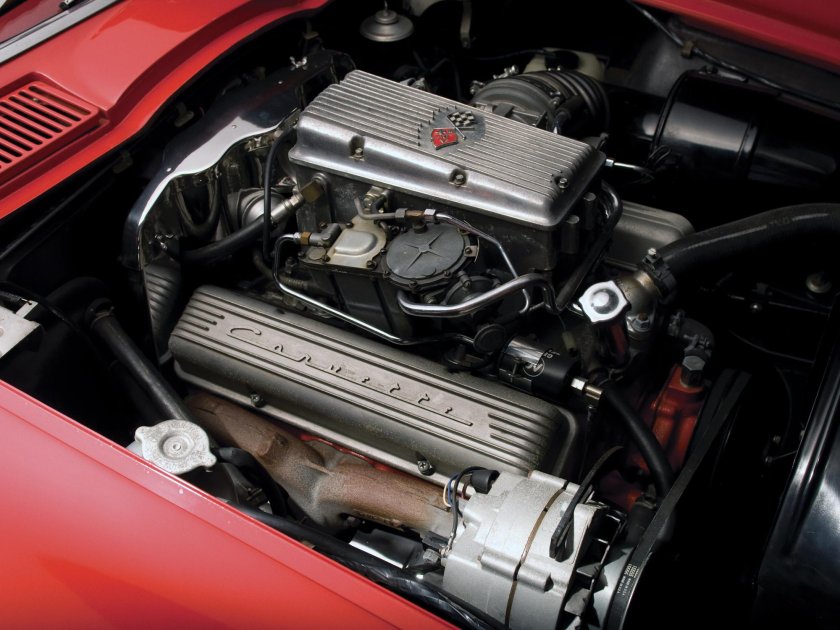 Корвет 1963 мотор