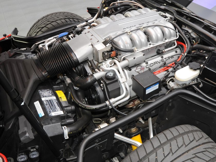 Chevrolet Corvette zr1 двигатель