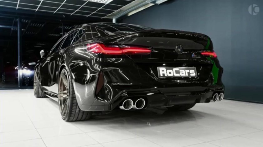 BMW m8 Competition Gran Coupe 2020 чёрная