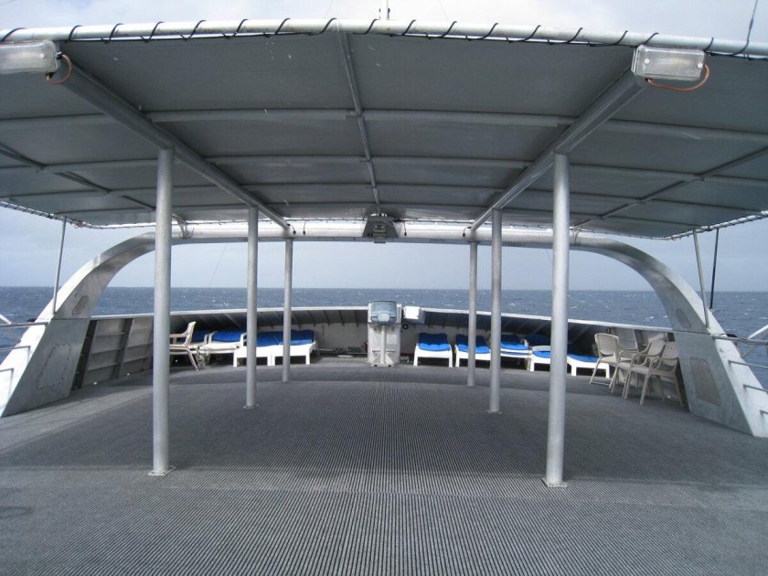 Палуба теплохода