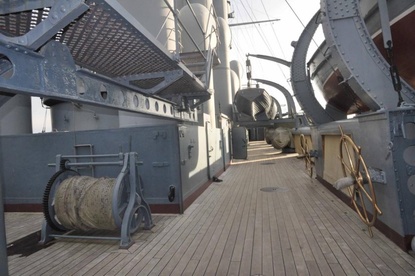 Крейсер Аврора палуба