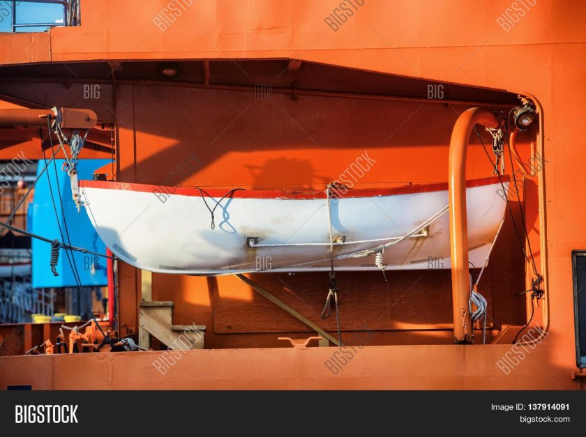Спасательная шлюпка на судне