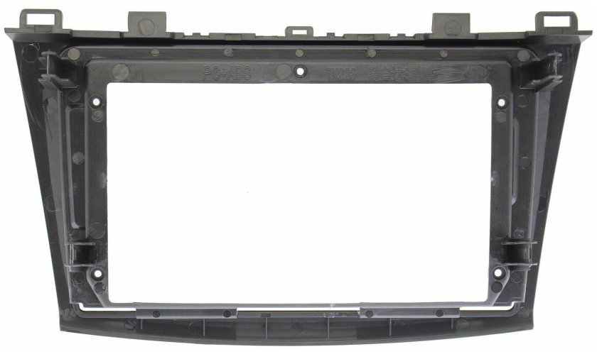 Рамка переходная для магнитолы 9.0" (цв.черный) на Mazda (6)