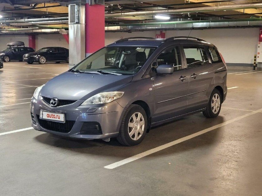 Мазда серая минивэн