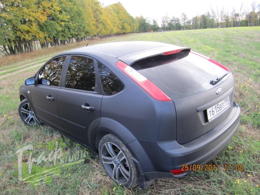 Форд фокус 2 Рестайлинг черный матовый