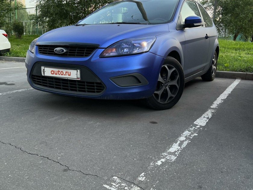 Форд фокус 2 рестайлинг синий