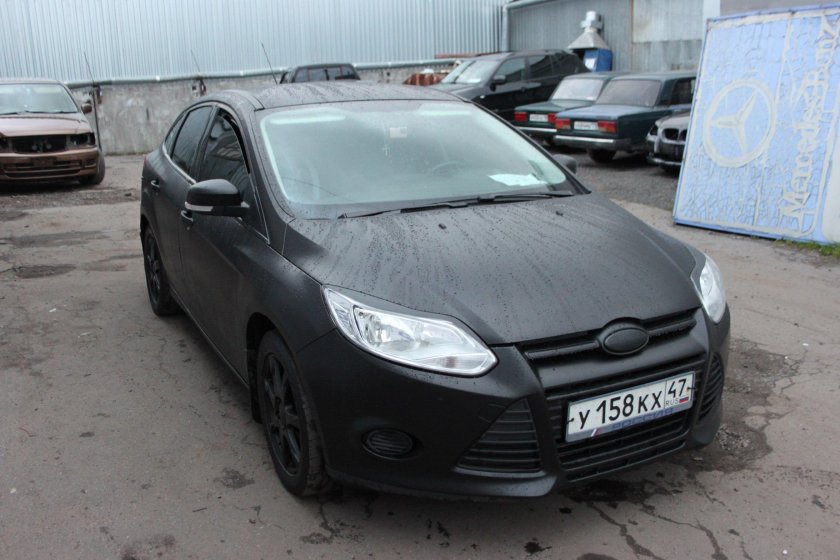 Форд фокус 3 черный матовый