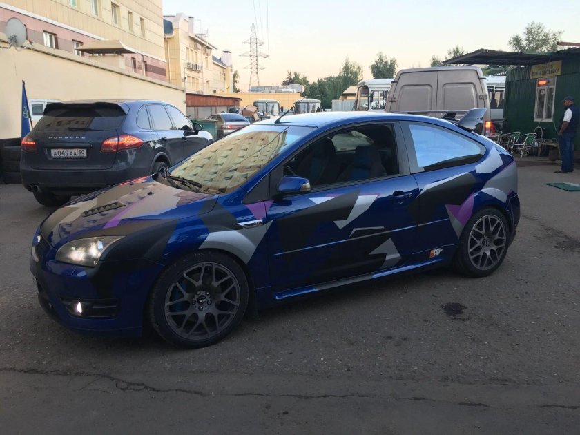 Форд фокус 2 в пленке седан