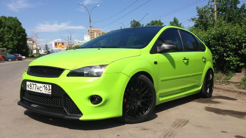 Форд фокус 2 дорестайлинг хэтчбек в пленке