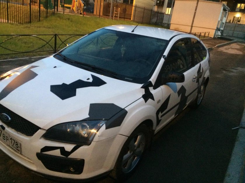 Форд фокус 2 хэтчбек камуфляж