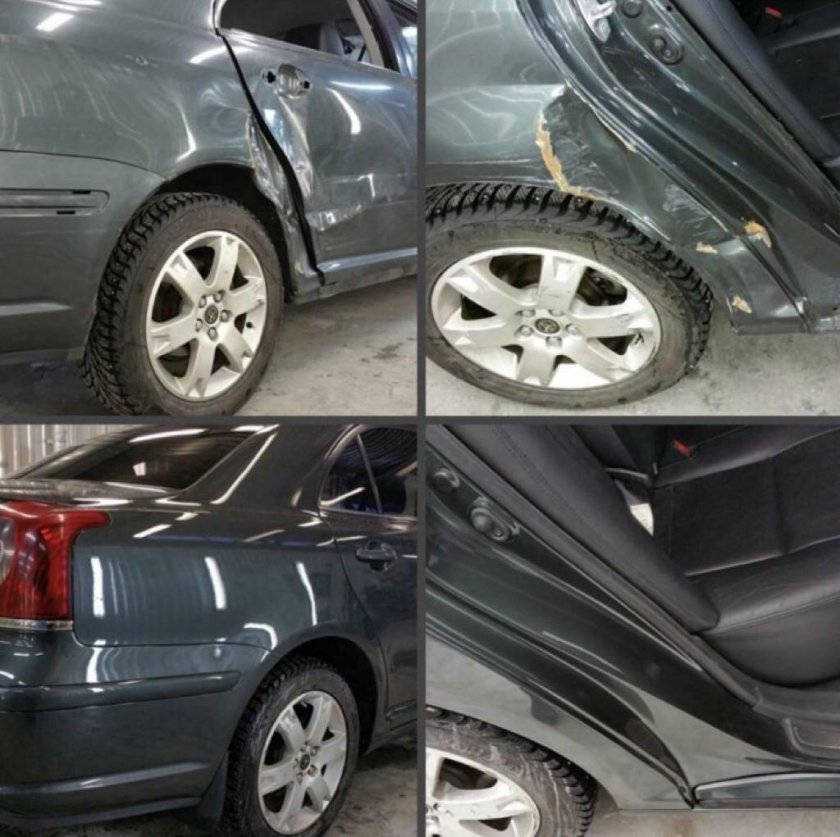 Покраска авто до и после