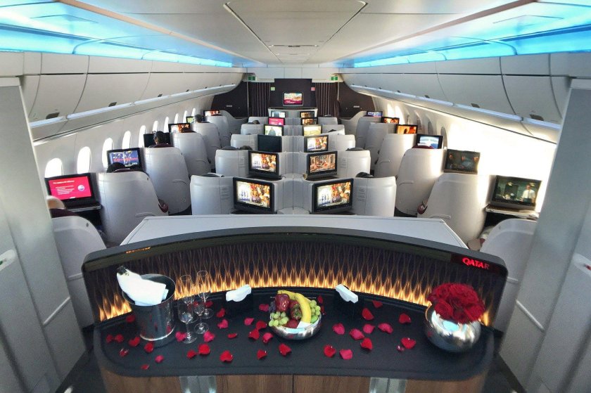 Airbus a350 XWB салон