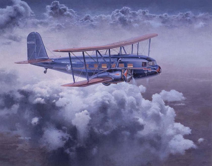 Биплан бомбардировщик