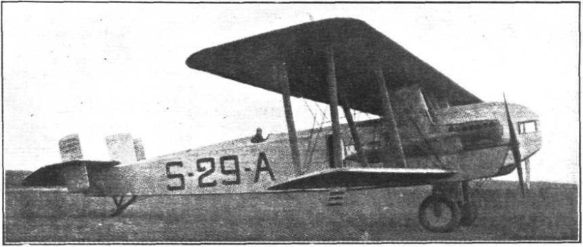 Самолеты бипланы СССР 1920-Х годов Сикорский 19