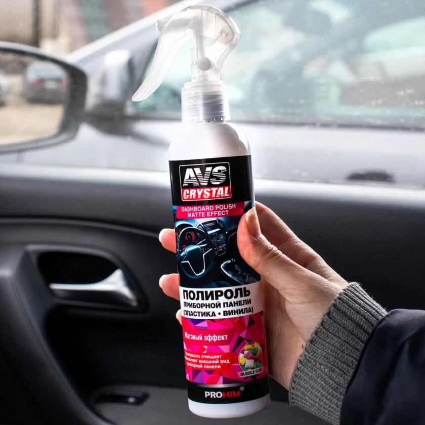 Автомобильная полироль для пластика