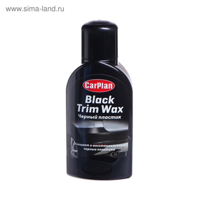 Black trim wax черный пластик