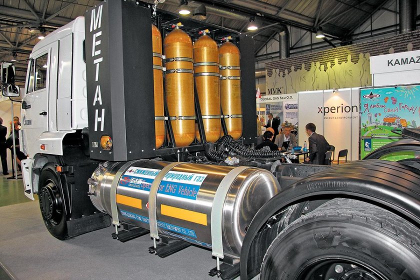 КАМАЗ 65116 СПГ на метане