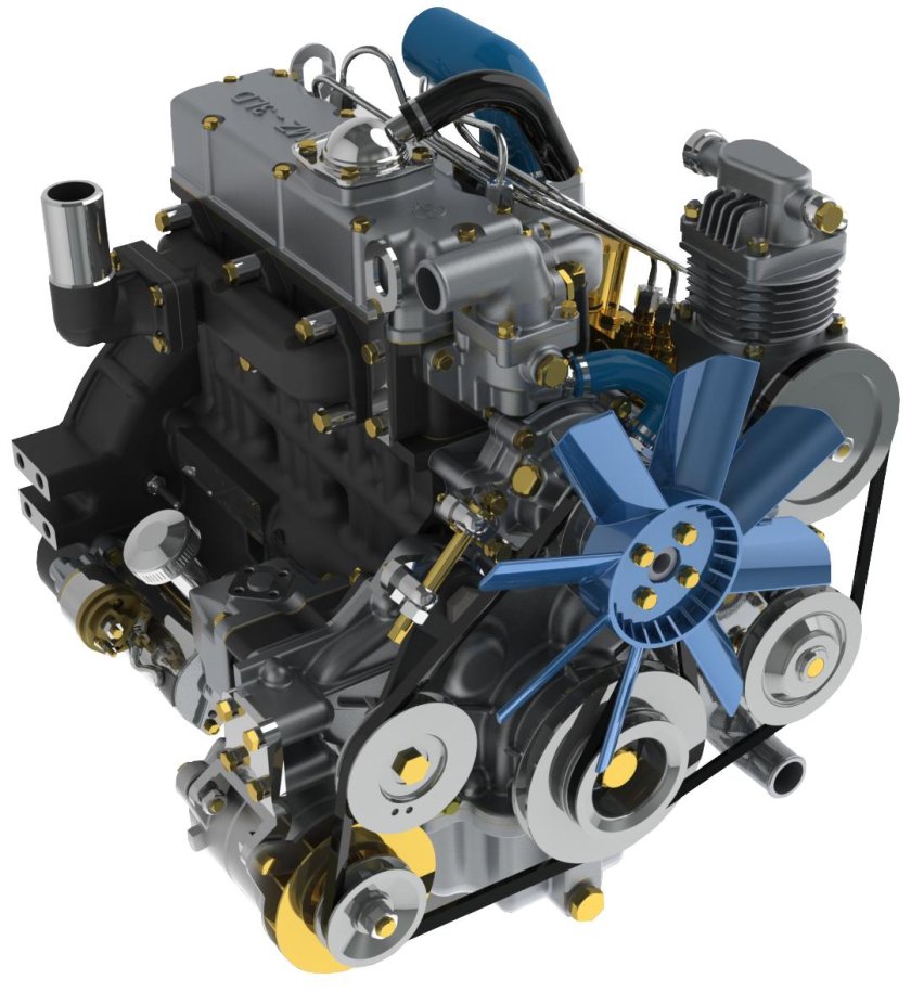 Двигатель ММЗ-3ld-20