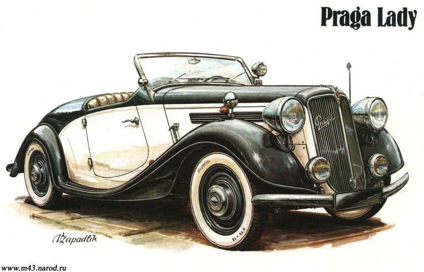 Вацлав Западлик художник автомобилей