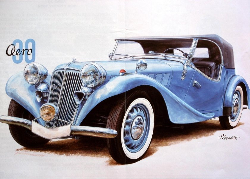 Вацлав Западлик художник автомобилей