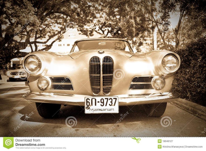 Автомобили ретро сепия