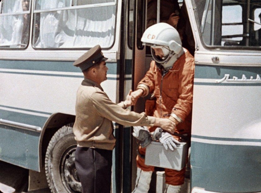 Валентина Терешкова перед стартом