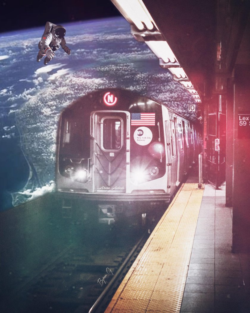 Поезд в космосе