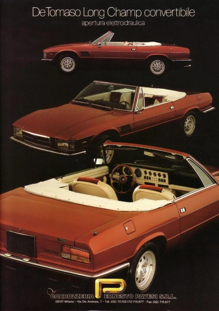 De Tomaso Longchamp 1980