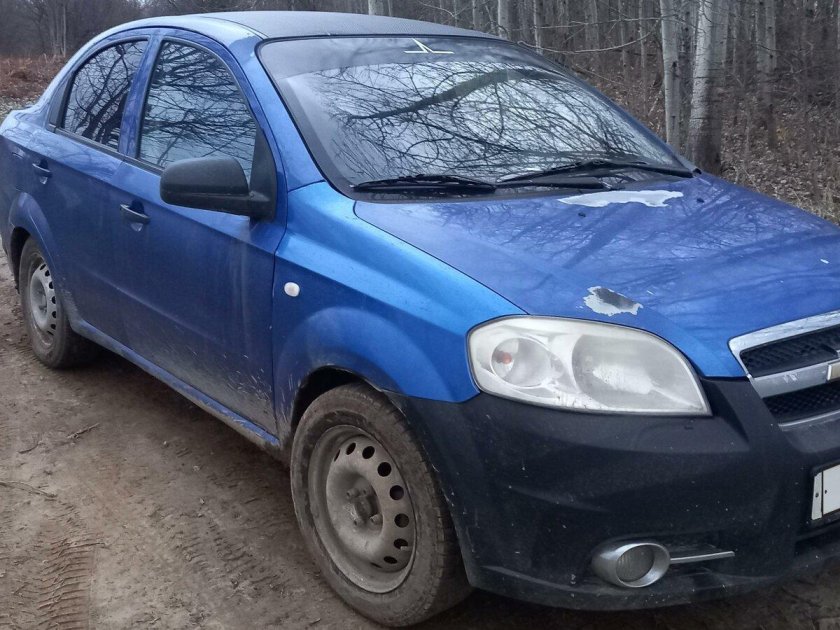 Шевроле авео седан синий 2007