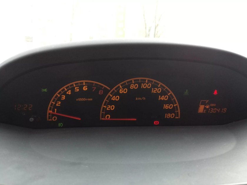 Toyota Yaris панель приборов