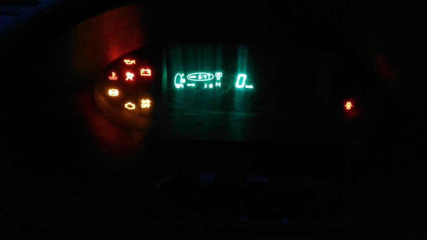 Лампы панели приборов Toyota Yaris 2003