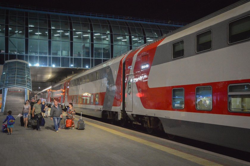 Двухэтажный поезд Ростов Адлер